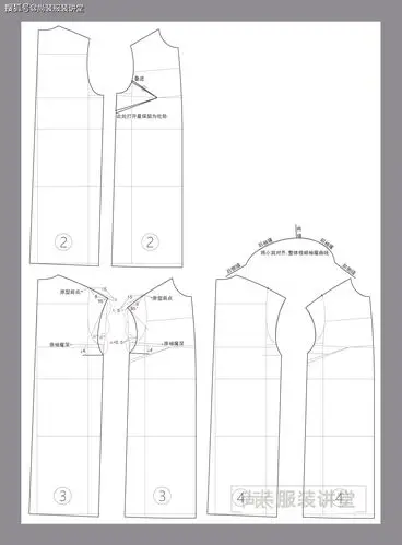 服装制版培训教程 | 宽松落肩袖h型前身连帽大衣_手机搜狐网
