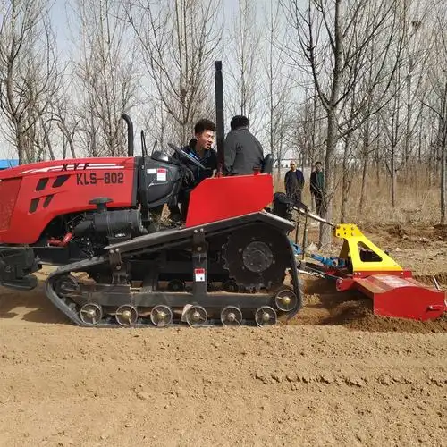 农用履带微耕机 坡地山地通用新型柴油履带旋耕机 裕丰大马力农用