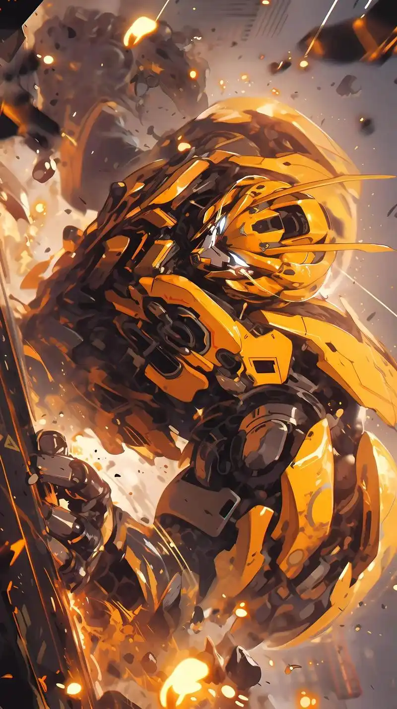 免费获取同款壁纸!#视觉冲击 #大黄蜂 #变形金刚 - 抖音
