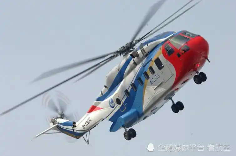 2010年3月18日,由航空工业自主研制的ac313大型民用直升机在江西