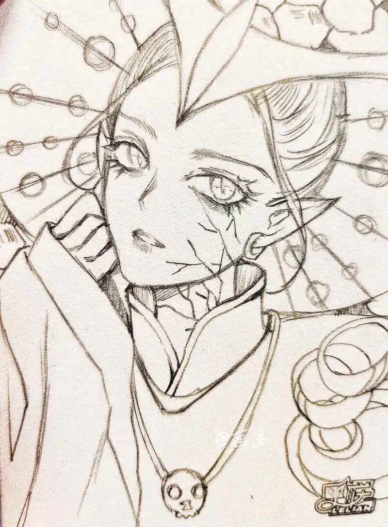 石矶娘娘～#手绘 #石矶 #石矶娘娘 #抖音图文扶持计划 # - 抖音