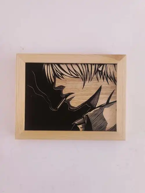 猜猜这是谁呢.#海贼王 #动漫 木板雕刻 - 抖音