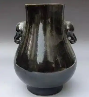 乌金釉(始于明代的瓷器釉色名)_石塘网