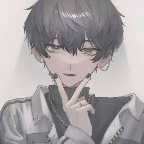 病娇系男生pixiv插画头像图片