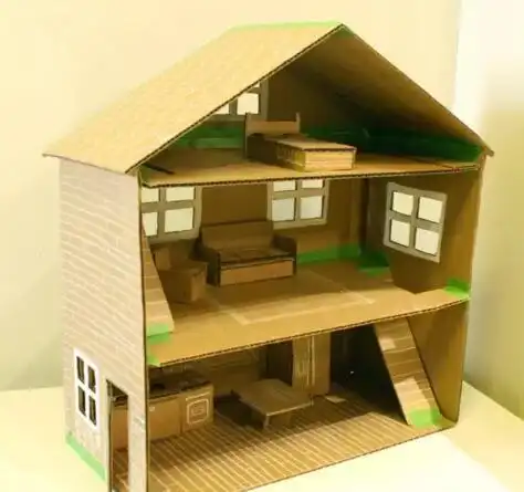 三层的带阁楼小别墅