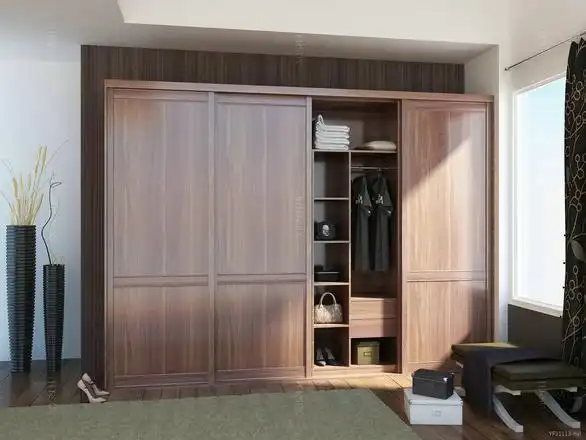 百得胜衣柜mw0203木纹平板移门