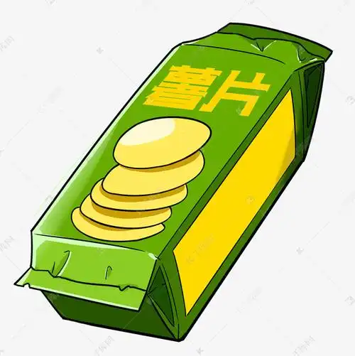 绿色袋子薯片