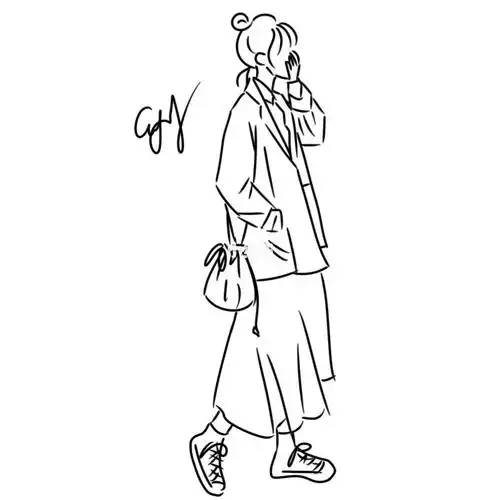 82每日一更丨简笔画手绘020202ins人物简笔画02day1669