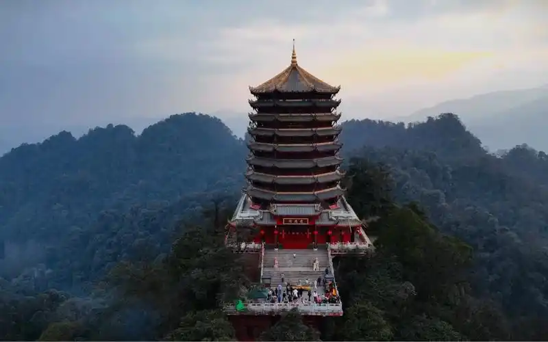 青城山——老君阁航拍