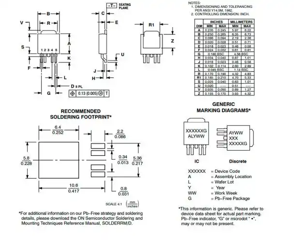 ncv4275adt50rkg低压差稳压器芯片中文资料pdf数据手册引脚图图片参数