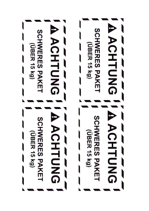 亚马逊超重标志