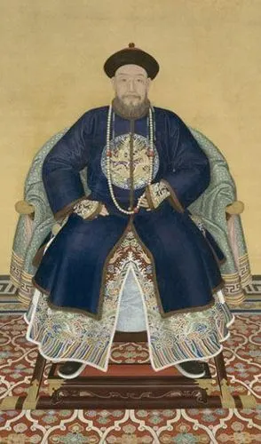 portrait of prince hongming (1705-67 ad).