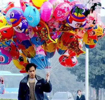 商务联盟 商品市场 礼品,工艺品,饰品 大号儿童卡通氢气球 路边气球