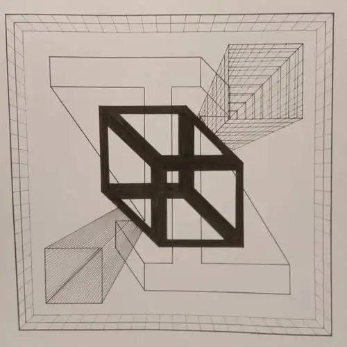 三大构成作业[图片专辑] _ 图片网平面设计 矛盾空间平面构成密盾