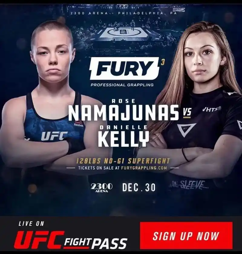 ufc #柔术 "玫瑰"罗斯vs丹尼尔.凯利 规则 无道服 - 抖音