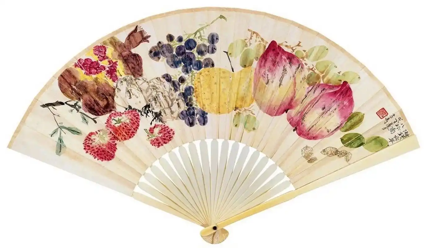 这一组小写意扇面画,美绝了!