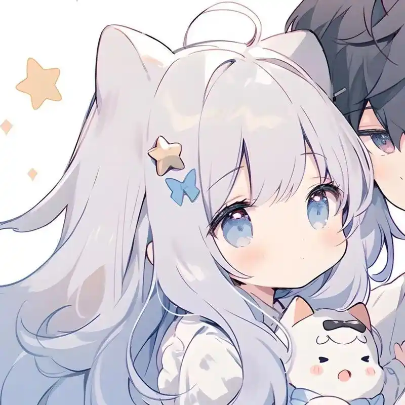 情侣头像丨怦然心动卡通情侣头像