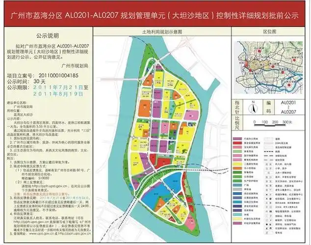 大坦沙的规划与定位