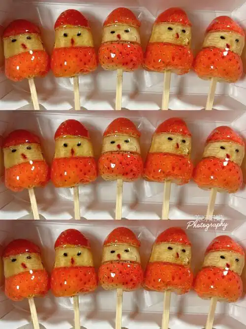 花式冰糖葫芦凯蒂猫狗狗小雪人做法