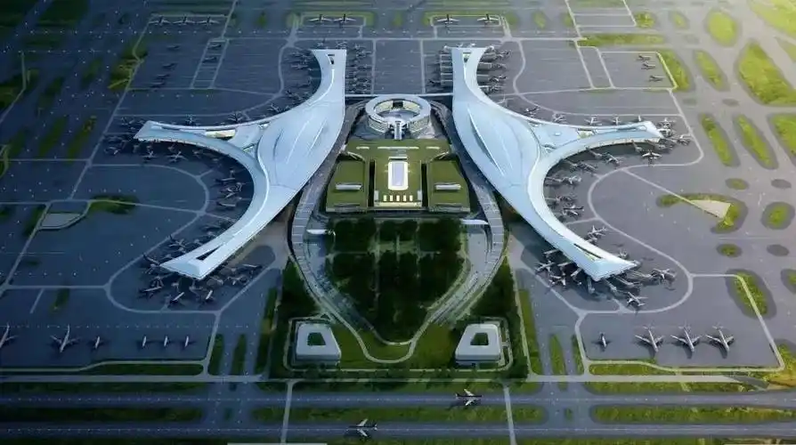 祝贺成都天府国际机场航站区竣工验收我参与我自豪