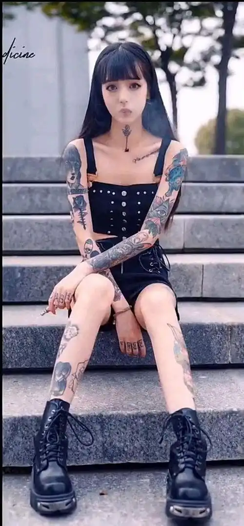 纹身妹子高清手机壁纸(三)