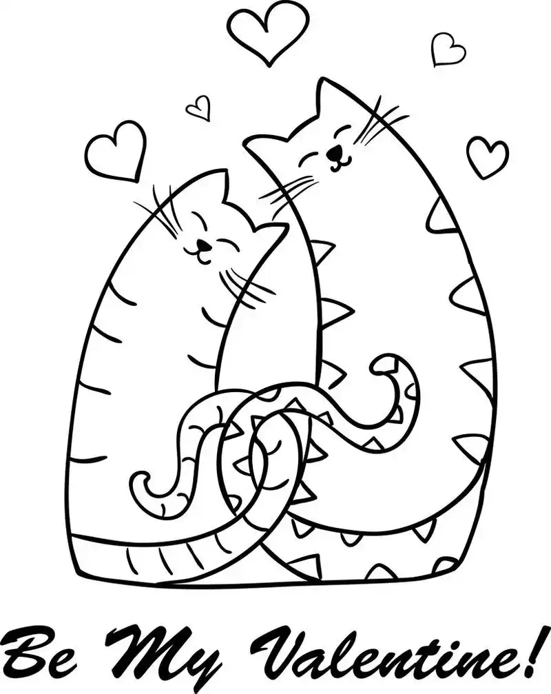 您设计的的有趣的卡通猫剪影