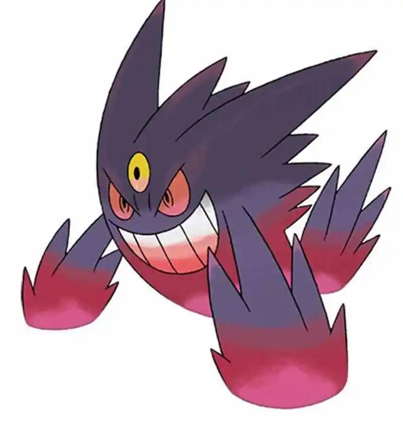 ai绘制宝可梦(12)—mega耿鬼