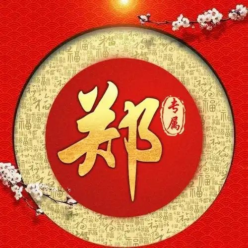 精美中国风百家姓图像定制,高端大气上档次,微信qq换上新头像吧