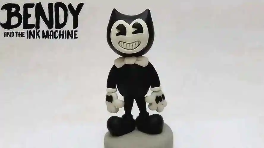 班迪与墨水机器用橡皮泥制作一个班迪你学会了吗