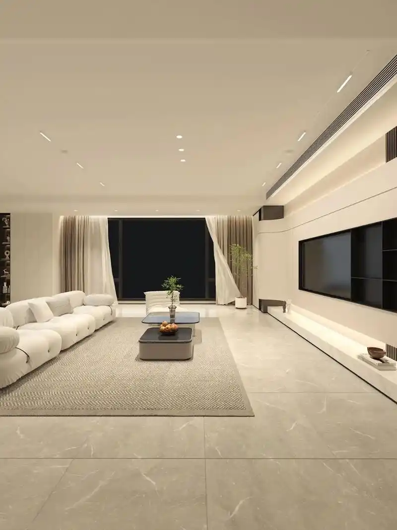 自带高级感的无主灯客厅,爸妈也说好好看!有此房子,可谓生而无 - 抖音