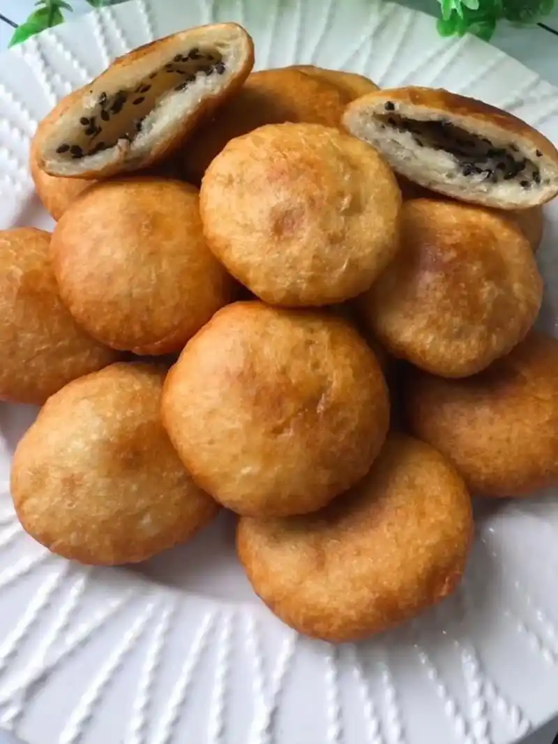 适合过年在家做的烫面油炸糕,香甜酥脆,做法简单