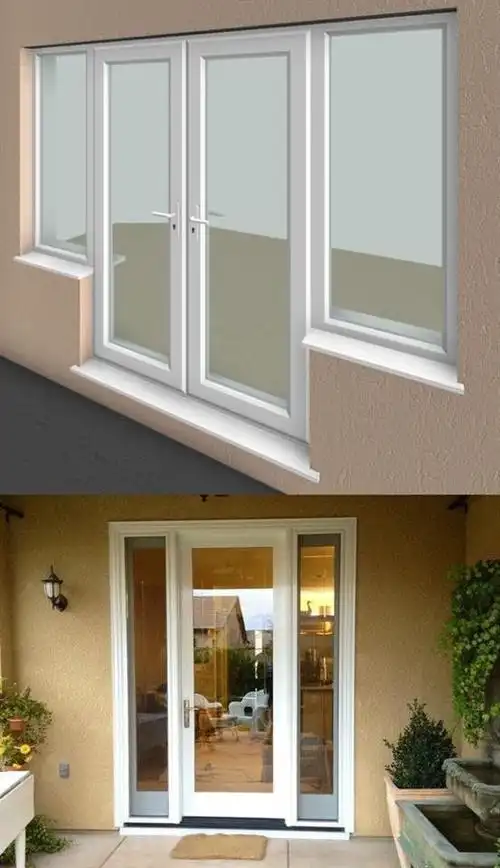 入户门还是这样装好看!窗户和门连在一起,难怪家里显得大又明亮 - 云