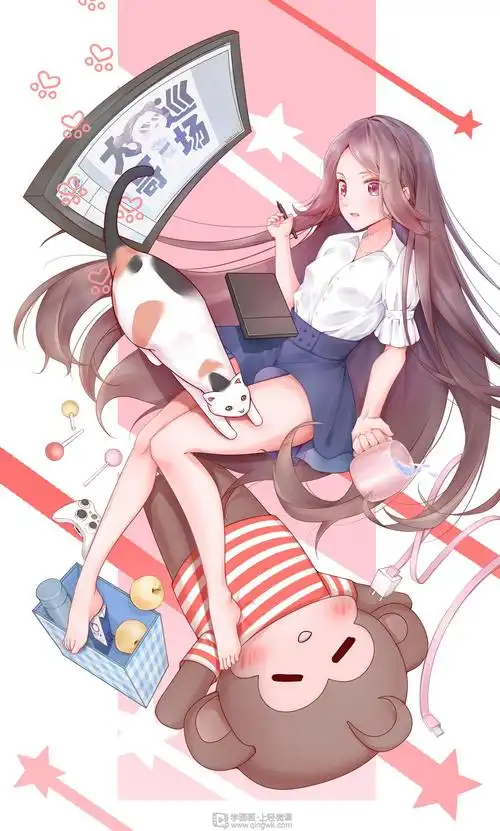 《正在画画的自己》by 猪猪侠