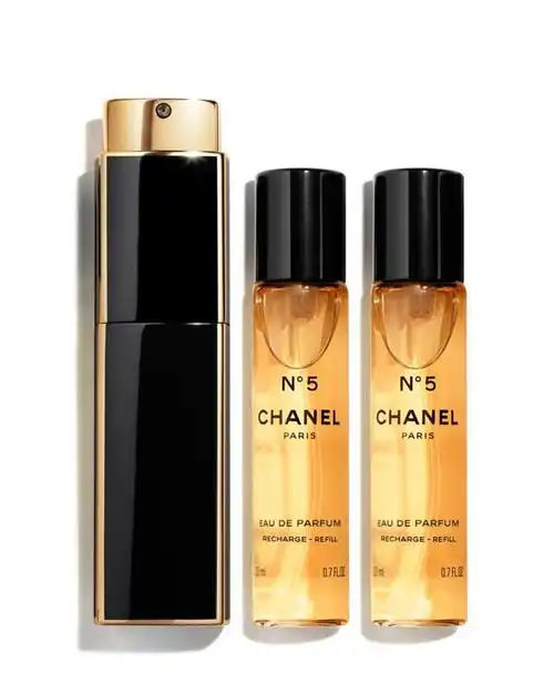 法国chanel香奈儿五号女士香水手袋装edp20mlx3