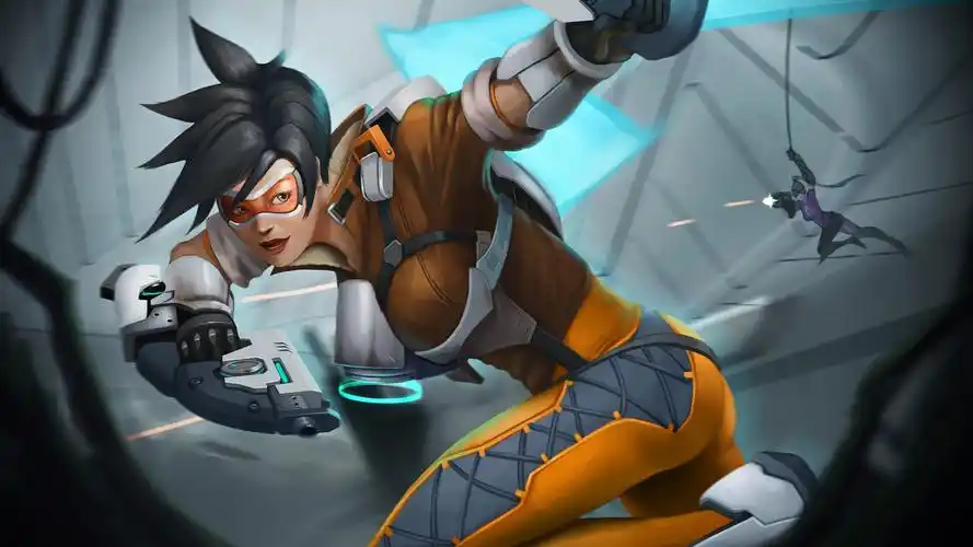 方法:鼠标右击-图片另存为-保存相关高清壁纸关键词:守望先锋猎空壁纸