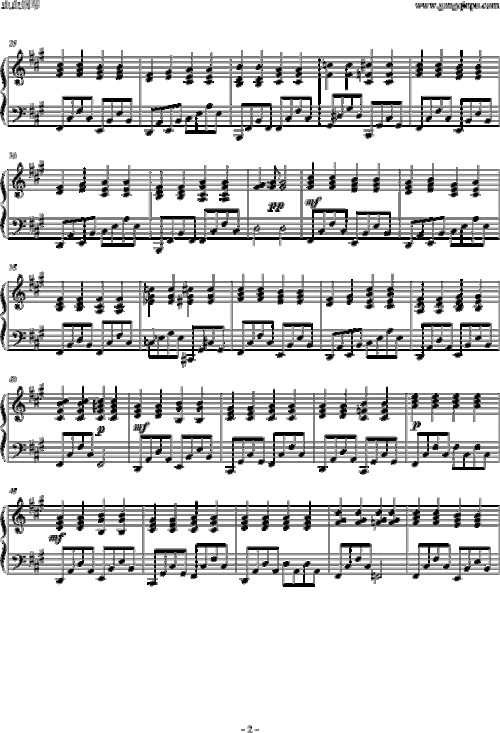 原版音乐曲谱_陶笛曲谱12孔
