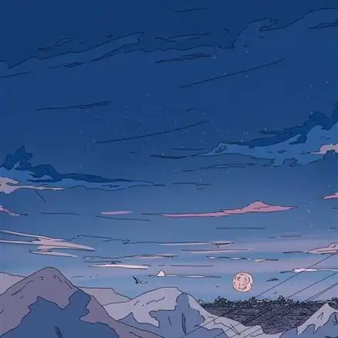 日系文艺风景头像唯美意境优美风景