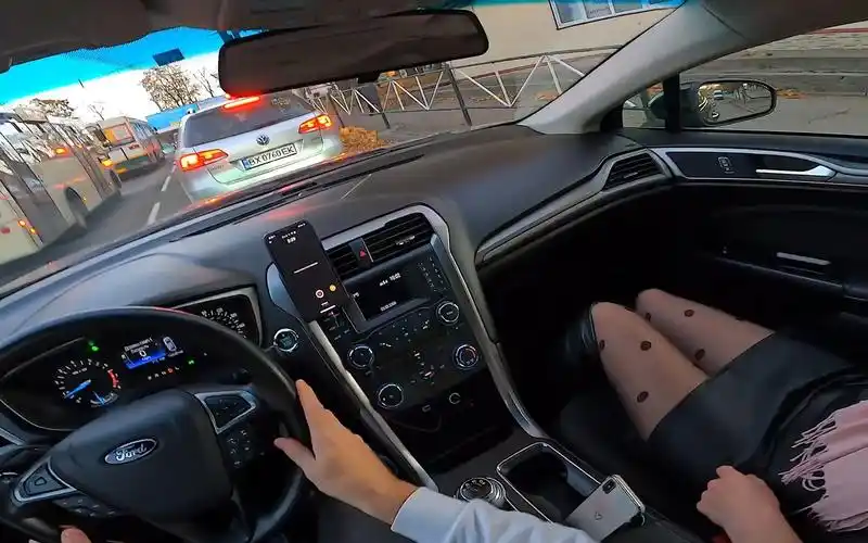 城市驾车体验【美腿】【副驾】【第一视角】【福特】