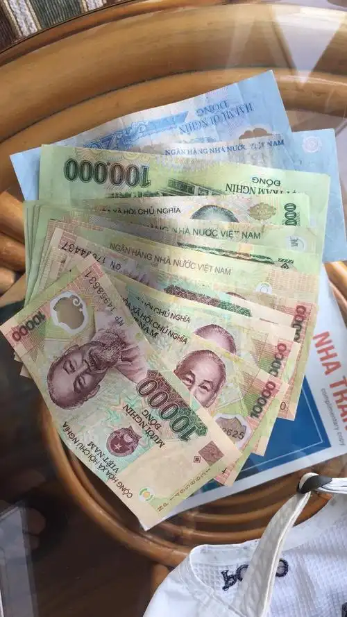 越南盾,与人民币汇率是3300比1