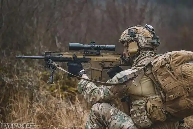 比利时精锐部队赴德国实弹演习巴雷特大口径狙击步枪全射程训练