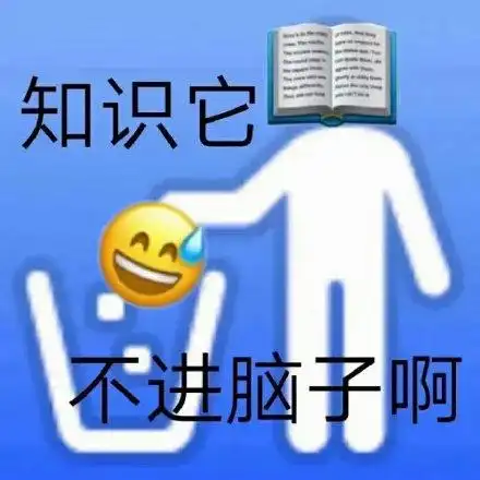 知识它不进脑子啊_知识_脑子_不进表情