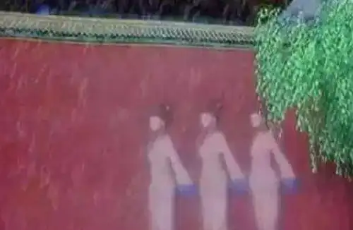 29年前故宫墙上发现5名宫女,仅出现了5秒,拍下照片后就消失不见