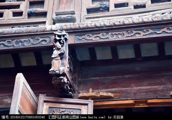 古典中式雕花横梁