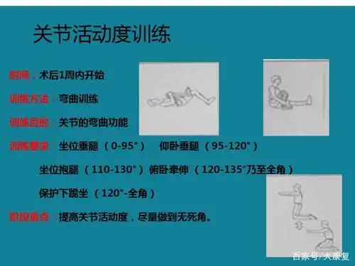 胫骨平台骨折术后康复训练计划