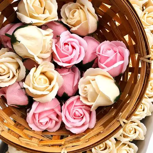 晴天街-我的返利网 文体 情人节三层香皂花肥皂花仿