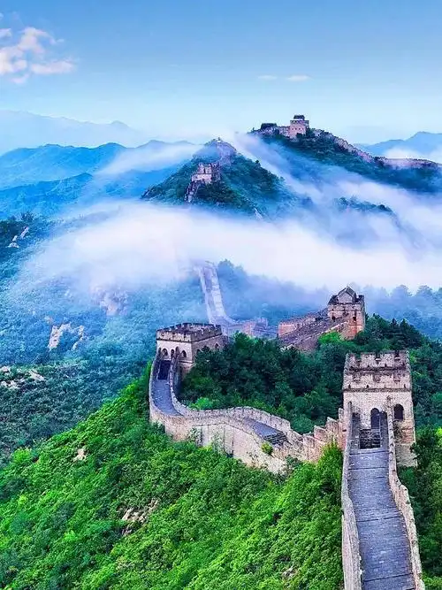 感受下祖国的大好河山#万里长城  #风景  #旅行  #八达岭长城  #北京