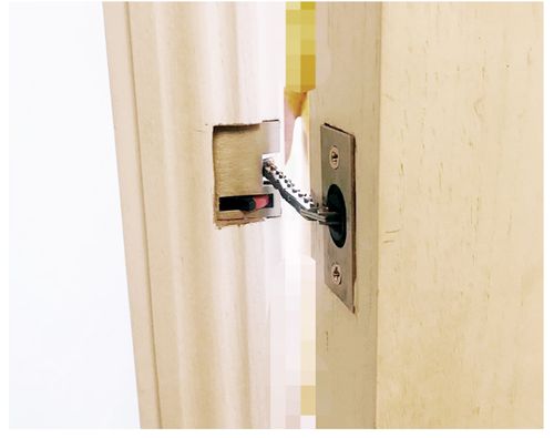 防盗链门链门后暗藏式宾馆安全插销酒店门栓防盗房门锁扣隐藏暗装