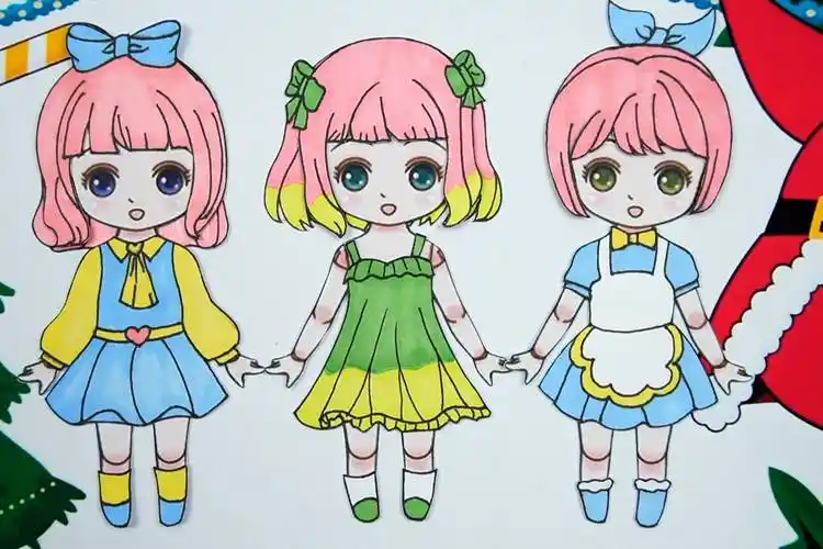 春日少女纸娃娃手工,可爱的米兰达女孩-母婴亲子视频-搜狐视频