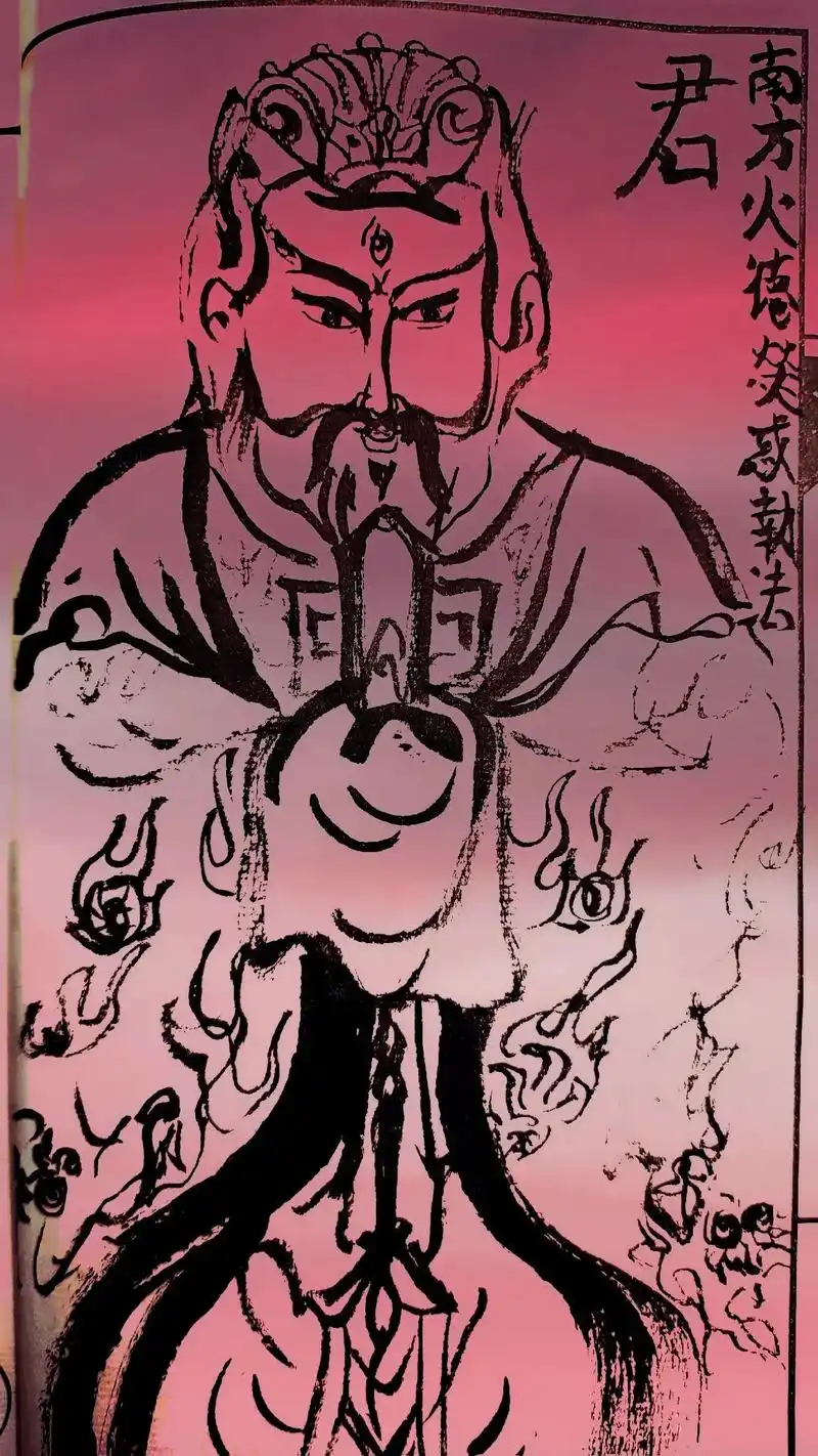 每日一画 #农历六月廿三恭贺火德星君圣诞 #火德星君 #火 - 抖音