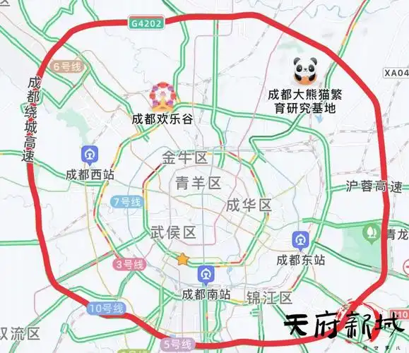 成都是如何一步步发展到七环的?_都市_城市_未来